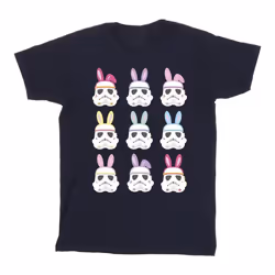 Star Wars - T-shirt - Fille (Bleu marine)