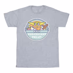 Star Wars - T-shirt THE MANDALORIAN EGGCELLENT EASTER - Homme (Gris chiné)