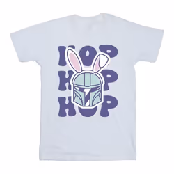 Star Wars - T-shirt THE MANDALORIAN HOP INTO EASTER - Homme (Blanc)