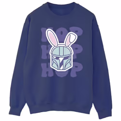 Star Wars - Sweat THE MANDALORIAN HOP INTO EASTER - Homme (Bleu marine)