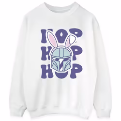 Star Wars - Sweat THE MANDALORIAN HOP INTO EASTER - Homme (Blanc)