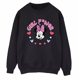 Disney - Sweat GIRL POWER - Femme (Noir)