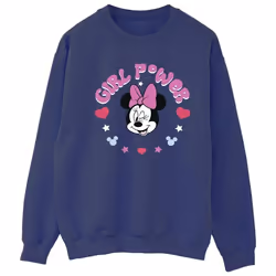 Disney - Sweat GIRL POWER - Femme (Bleu marine)