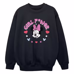 Disney - Sweat GIRL POWER - Garçon (Noir)