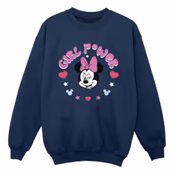 Disney - Sweat GIRL POWER - Garçon (Bleu marine)