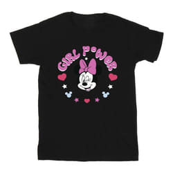 Disney - T-shirt GIRL POWER - Fille (Noir)