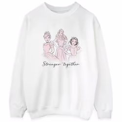 Disney - Sweat PRINCESSES STRONGER TOGETHER - Homme (Blanc)