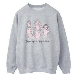 Disney - Sweat PRINCESSES STRONGER TOGETHER - Homme (Gris chiné)