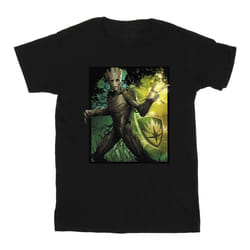 Marvel - T-shirt GUARDIANS OF THE GALAXY FOREST ENERGY - Homme (Noir)