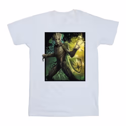 Marvel - T-shirt GUARDIANS OF THE GALAXY FOREST ENERGY - Homme (Blanc)