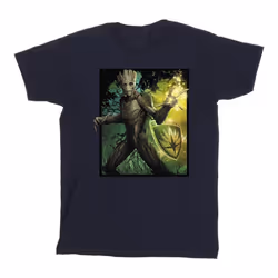 Marvel - T-shirt GUARDIANS OF THE GALAXY FOREST ENERGY - Homme (Bleu marine)