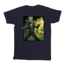 Marvel - T-shirt GUARDIANS OF THE GALAXY FOREST ENERGY - Homme (Bleu marine)