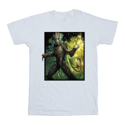 Marvel - T-shirt GUARDIANS OF THE GALAXY FOREST ENERGY - Fille (Blanc)