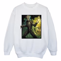 Marvel - Sweat GUARDIANS OF THE GALAXY FOREST ENERGY - Fille (Blanc)
