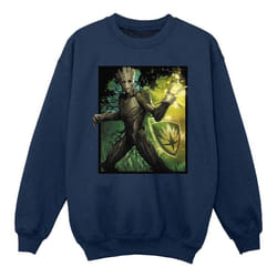 Marvel - Sweat GUARDIANS OF THE GALAXY FOREST ENERGY - Fille (Bleu marine)