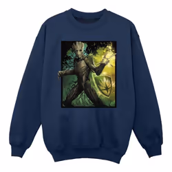 Marvel - Sweat GUARDIANS OF THE GALAXY FOREST ENERGY - Fille (Bleu marine)