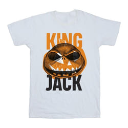Disney - T-shirt THE NIGHTMARE BEFORE CHRISTMAS KING JACK - Homme (Blanc)