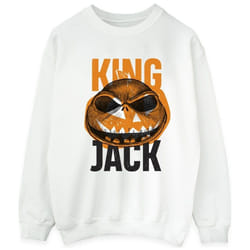 Disney - Sweat THE NIGHTMARE BEFORE CHRISTMAS KING JACK - Homme (Blanc)