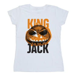 Disney - T-shirt THE NIGHTMARE BEFORE CHRISTMAS KING JACK - Femme (Blanc)