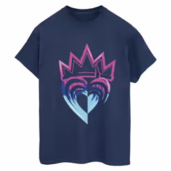 Disney - T-shirt DESCENDANTS - Femme (Bleu marine)