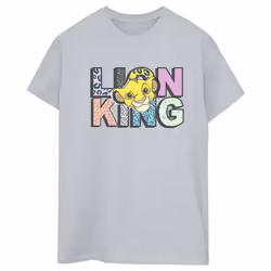 Disney - T-shirt THE LION KING - Femme (Gris chiné)