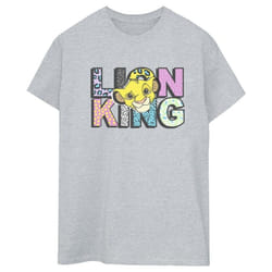 Disney - T-shirt THE LION KING - Femme (Gris chiné)