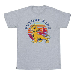 Disney - T-shirt THE LION KING FUTURE KING - Homme (Gris chiné)