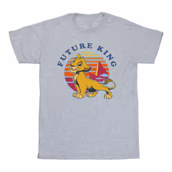 Disney - T-shirt THE LION KING FUTURE KING - Homme (Gris chiné)