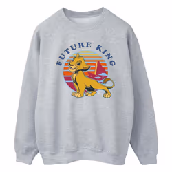 Disney - Sweat THE LION KING FUTURE KING - Homme (Gris chiné)