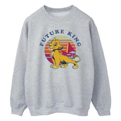Disney - Sweat THE LION KING FUTURE KING - Homme (Gris chiné)