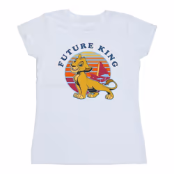 Disney - T-shirt THE LION KING FUTURE KING - Femme (Blanc)