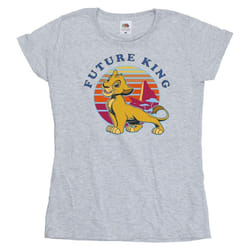 Disney - T-shirt THE LION KING FUTURE KING - Femme (Gris chiné)