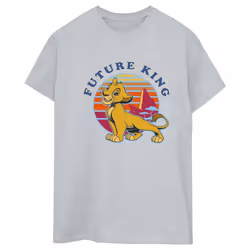 Disney - T-shirt THE LION KING FUTURE KING - Femme (Gris chiné)