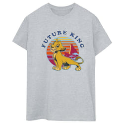 Disney - T-shirt THE LION KING FUTURE KING - Femme (Gris chiné)