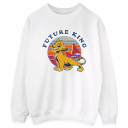 Disney - Sweat THE LION KING FUTURE KING - Femme (Blanc)