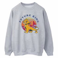Disney - Sweat THE LION KING FUTURE KING - Femme (Gris chiné)