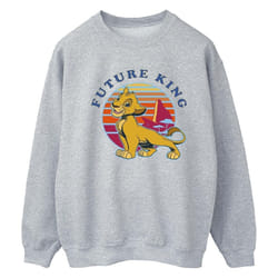 Disney - Sweat THE LION KING FUTURE KING - Femme (Gris chiné)