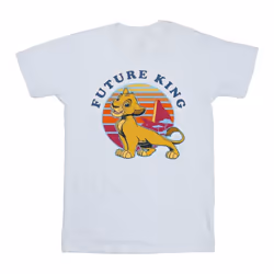Disney - T-shirt THE LION KING FUTURE KING - Garçon (Blanc)
