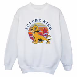 Disney - Sweat THE LION KING FUTURE KING - Garçon (Blanc)