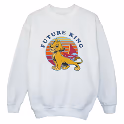 Disney - Sweat THE LION KING FUTURE KING - Garçon (Blanc)
