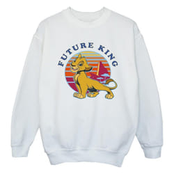Disney - Sweat THE LION KING FUTURE KING - Fille (Blanc)
