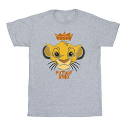 Disney - T-shirt THE LION KING FUTURE KING - Homme (Gris chiné)