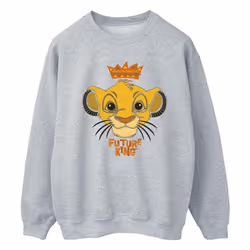 Disney - Sweat THE LION KING FUTURE KING - Homme (Gris chiné)