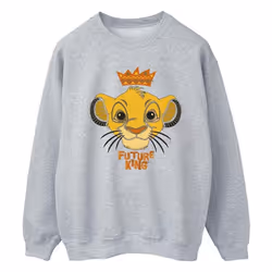 Disney - Sweat THE LION KING FUTURE KING - Homme (Gris chiné)