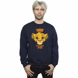 Disney - Sweat THE LION KING FUTURE KING - Homme (Bleu marine)