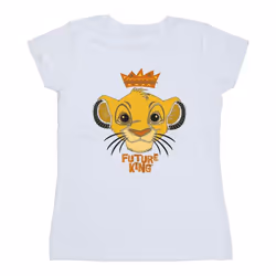Disney - T-shirt THE LION KING FUTURE KING - Femme (Blanc)