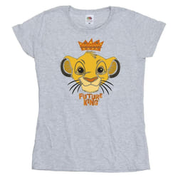 Disney - T-shirt THE LION KING FUTURE KING - Femme (Gris chiné)