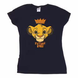 Disney - T-shirt THE LION KING FUTURE KING - Femme (Bleu marine)