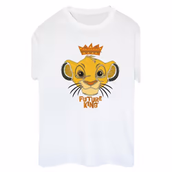 Disney - T-shirt THE LION KING FUTURE KING - Femme (Blanc)