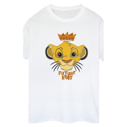 Disney - T-shirt THE LION KING FUTURE KING - Femme (Blanc)